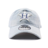 ニューエラ キャップ 9TWENTY ストラップバック ヒューストン アストロズ MLB PATCH DENIM STRAPBACK CAP LIGHT BLUE