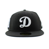 大谷翔平モデル ニューエラ 59FIFTY ロサンゼルス ドジャース MLB D LOGO SHOHEI OHTANI NAME&NUMBER FITTED CAP BLACK