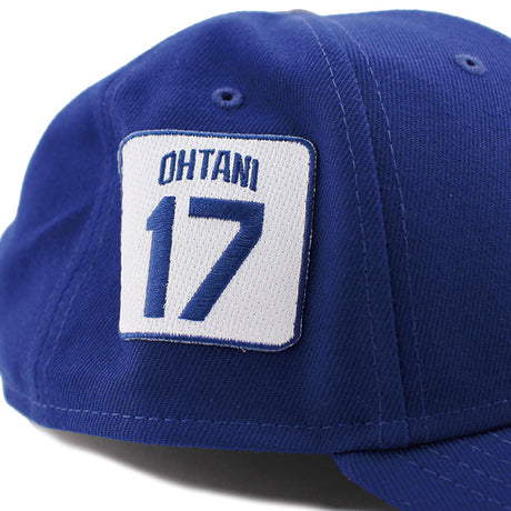 大谷翔平モデル ニューエラ 9FORTY ロサンゼルス ドジャース MLB SHOHEI OHTANI NAME&NUMBER ADJUSTABLE CAP ROYAL BLUE