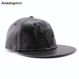 ニューエラ キャップ RC9FIFTY ストラップバック シカゴ ブルズ NBA GENUINE LEATHER RETRO CROWN STRAPBACK CAP BLACKOUT