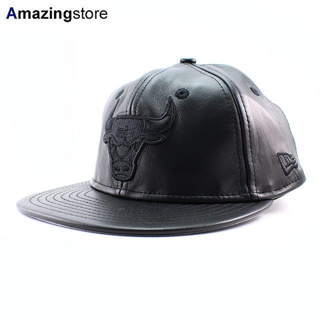 ニューエラ キャップ RC9FIFTY ストラップバック シカゴ ブルズ NBA GENUINE LEATHER RETRO CROWN STRAPBACK CAP BLACKOUT