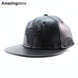 ニューエラ キャップ RC9FIFTY ストラップバック シカゴ ブルズ NBA GENUINE LEATHER RETRO CROWN STRAPBACK CAP BLACKOUT