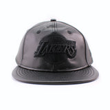 ニューエラ キャップ RC9FIFTY ストラップバック ロサンゼルス レイカーズ NBA GENUINE LEATHER RETRO CROWN STRAPBACK CAP BLACKOUT