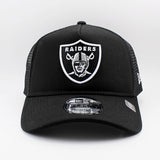 ニューエラ メッシュキャップ 9FORTY ラスベガス レイダース NFL A-FRAME TRUCKER MESH CAP BLACK