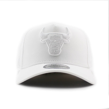 ニューエラ キャップ 9FORTY シカゴ ブルズ NBA A-FRAME SNAPBACK CAP WHITE
