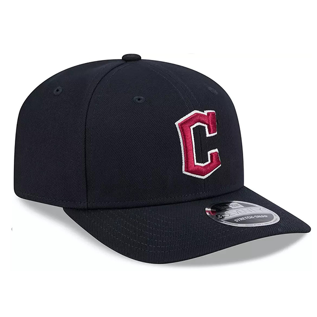 ニューエラ キャップ 9SEVENTY ストレッチ スナップバック クリーブランド ガーディアンズ MLB CITY CONNECT STRETCH SNAPBACK CAP NAVY