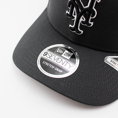 ニューエラ キャップ 9SEVENTY ストレッチ スナップバック ニューヨーク メッツ MLB CITY CONNECT STRETCH SNAPBACK CAP CHARCOAL