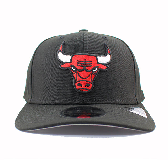 ニューエラ キャップ 9SEVENTY ストレッチ スナップバック シカゴ ブルズ NBA STRETCH SNAPBACK CAP BLACK