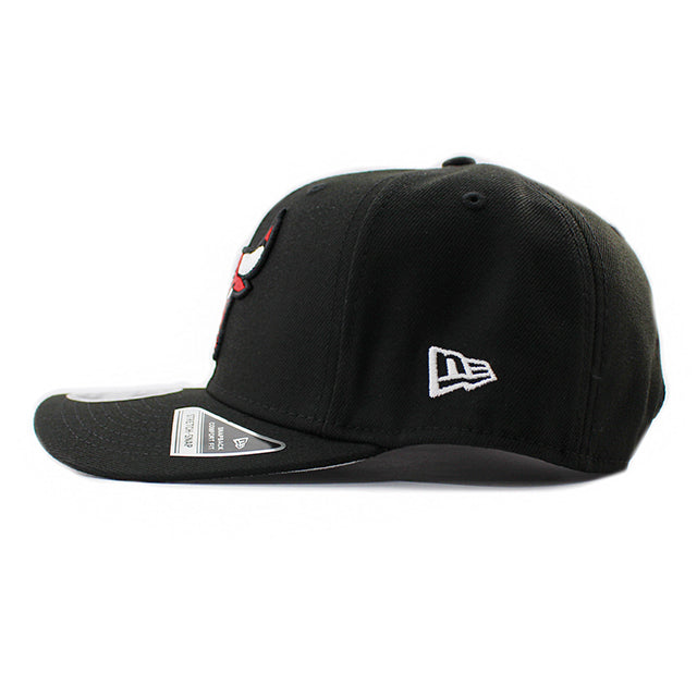 ニューエラ キャップ 9SEVENTY ストレッチ スナップバック シカゴ ブルズ NBA STRETCH SNAPBACK CAP BLACK