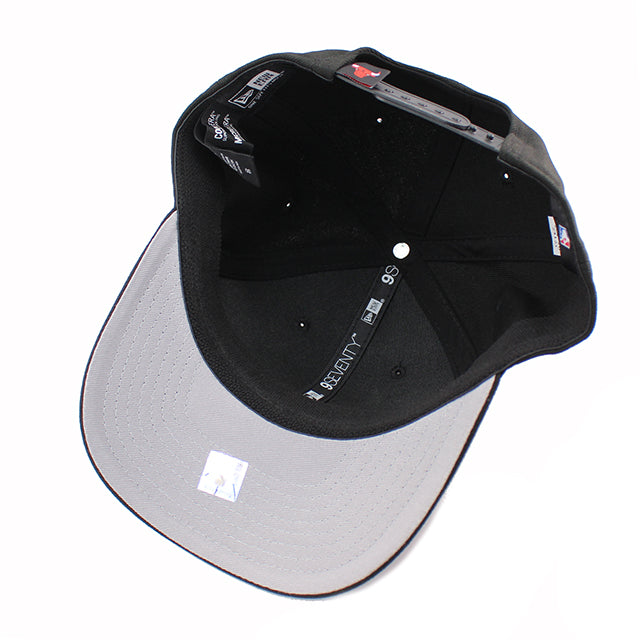 ニューエラ キャップ 9SEVENTY ストレッチ スナップバック シカゴ ブルズ NBA STRETCH SNAPBACK CAP BLACK