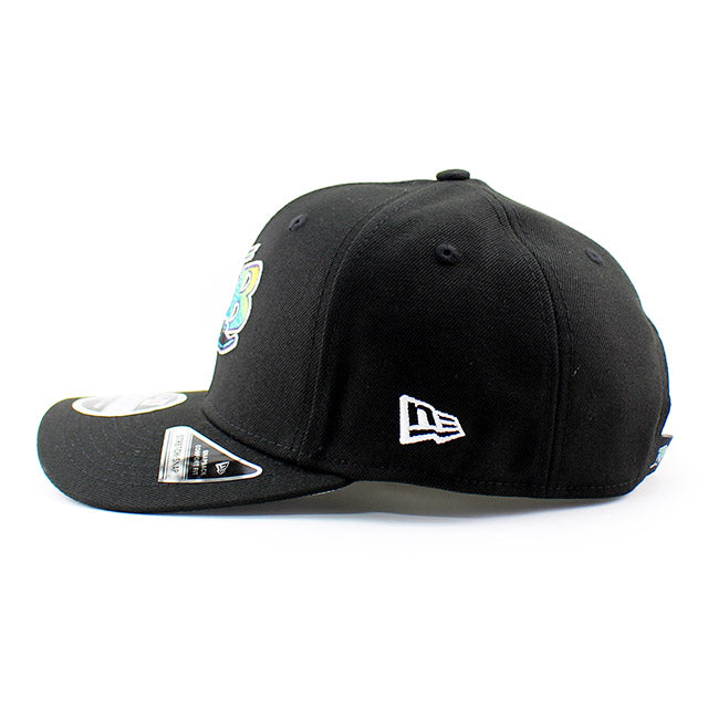 ニューエラ キャップ 9SEVENTY ストレッチ スナップバック タンパベイ デビルレイズ MLB STRETCH SNAPBACK CAP BLACK