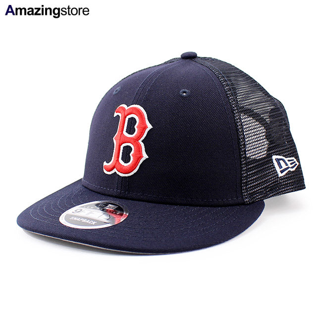 ニューエラ メッシュキャップ LP9FIFTY ボストン レッドソックス MLB TRUCKER MESH CAP NAVY