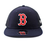 ニューエラ メッシュキャップ LP9FIFTY ボストン レッドソックス MLB TRUCKER MESH CAP NAVY