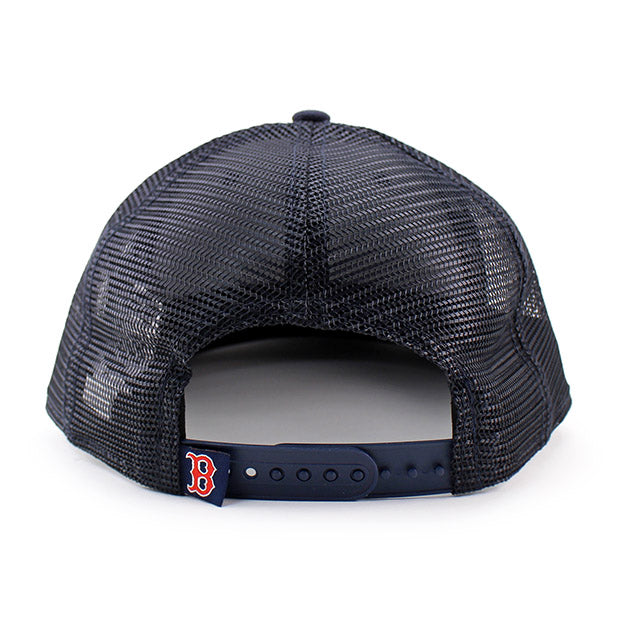 ニューエラ メッシュキャップ LP9FIFTY ボストン レッドソックス MLB TRUCKER MESH CAP NAVY