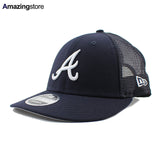 ニューエラ メッシュキャップ LP9FIFTY アトランタ ブレーブス MLB TRUCKER MESH CAP NAVY