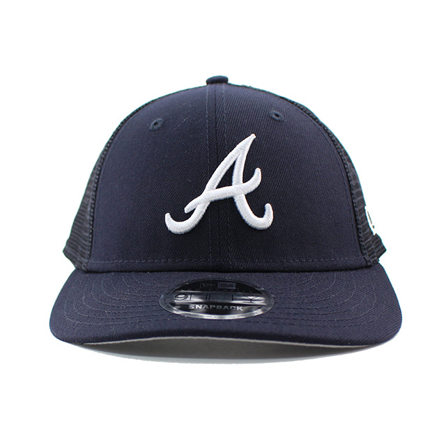 ニューエラ メッシュキャップ LP9FIFTY アトランタ ブレーブス MLB TRUCKER MESH CAP NAVY