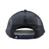 ニューエラ メッシュキャップ LP9FIFTY アトランタ ブレーブス MLB TRUCKER MESH CAP NAVY