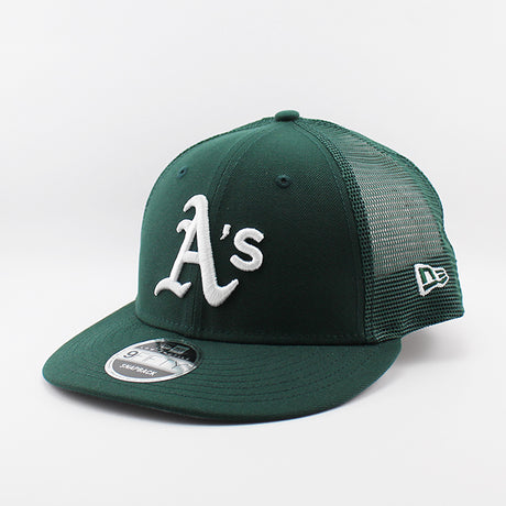 ニューエラ メッシュキャップ LP9FIFTY オークランド アスレチックス MLB TRUCKER MESH CAP