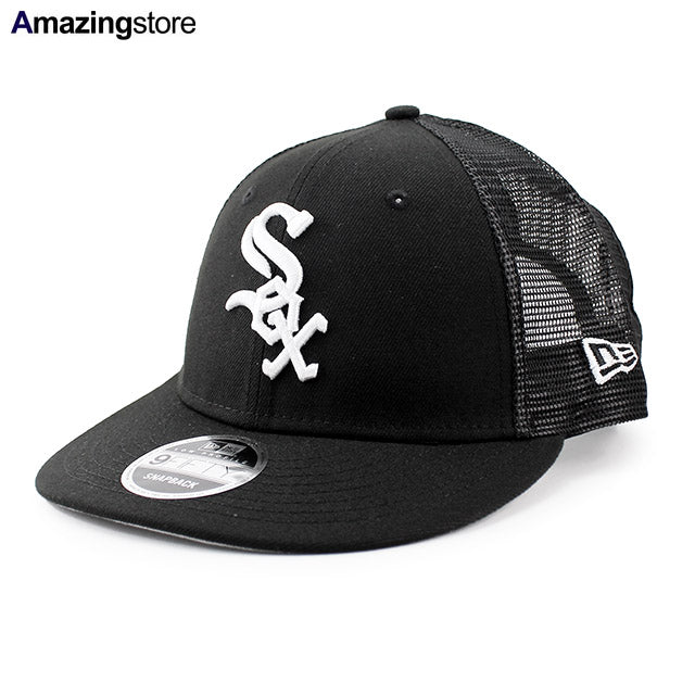 ニューエラ メッシュキャップ LP9FIFTY シカゴ ホワイトソックス MLB TRUCKER MESH CAP BLACK