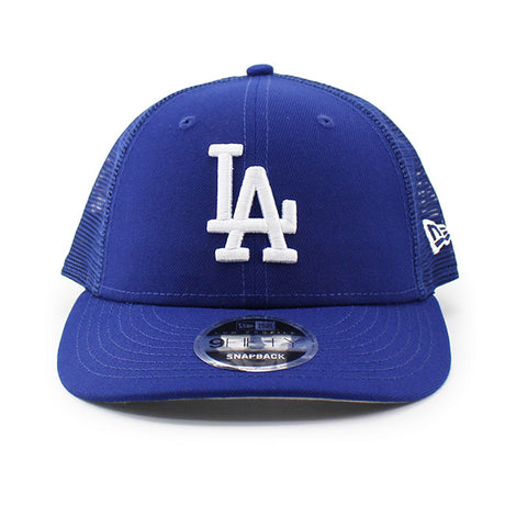 ニューエラ メッシュキャップ LP9FIFTY ロサンゼルス ドジャース MLB TRUCKER MESH CAP BLUE