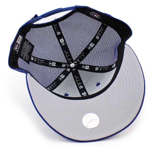 ニューエラ メッシュキャップ LP9FIFTY ブルックリン ドジャース MLB TRUCKER MESH CAP BLUE