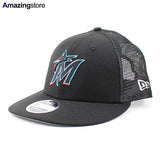 ニューエラ メッシュキャップ LP9FIFTY マイアミ マーリンズ MLB TRUCKER MESH CAP BLACK