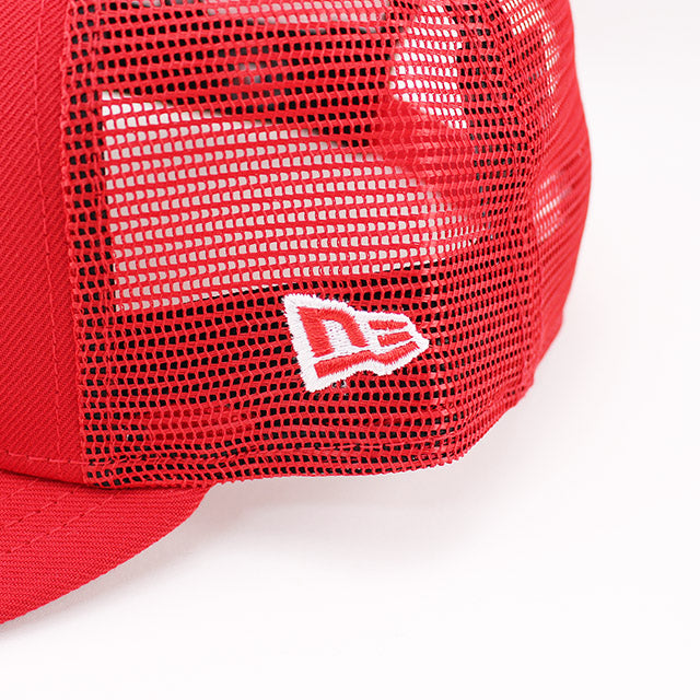 ニューエラ メッシュキャップ LP9FIFTY フィラデルフィア フィリーズ MLB TRUCKER MESH CAP RED