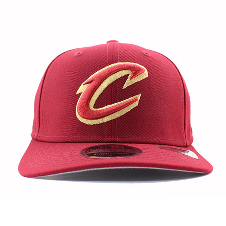 ニューエラ キャップ 9SEVENTY ストレッチ スナップバック クリーブランド キャバリアーズ NBA STRETCH SNAPBACK CAP BURGUNDY