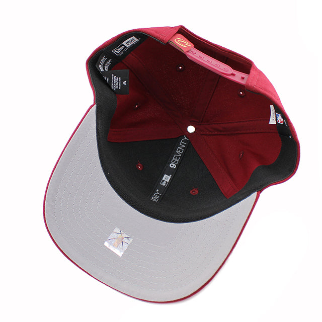 ニューエラ キャップ 9SEVENTY ストレッチ スナップバック クリーブランド キャバリアーズ NBA STRETCH SNAPBACK CAP BURGUNDY