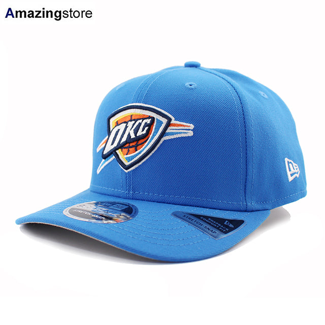 ニューエラ キャップ 9SEVENTY ストレッチ スナップバック オクラホマシティ サンダー NBA STRETCH SNAPBACK CAP BLUE