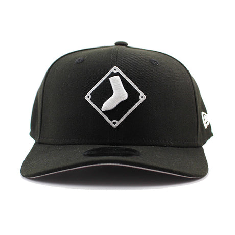 ニューエラ キャップ 9SEVENTY ストレッチ スナップバック シカゴ ホワイトソックス MLB STRETCH SNAPBACK CAP BLACK