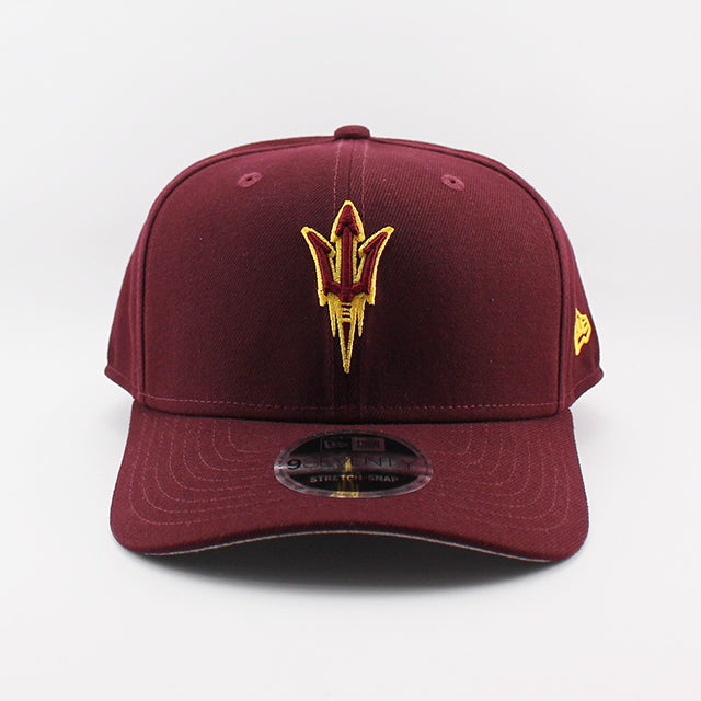 ニューエラ キャップ 9SEVENTY ストレッチ スナップバック アリゾナ ステイト サンデビルズ NCAA STRETCH SNAPBACK CAP MAROON
