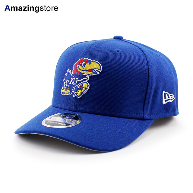 ニューエラ キャップ 9SEVENTY ストレッチ スナップバック カンザス ジェイホークス NCAA STRETCH SNAPBACK CAP BLUE