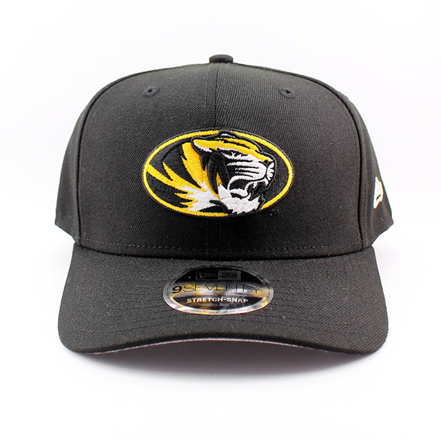 ニューエラ キャップ 9SEVENTY ストレッチ スナップバック ミズーリ タイガース NCAA STRETCH SNAPBACK CAP BLACK