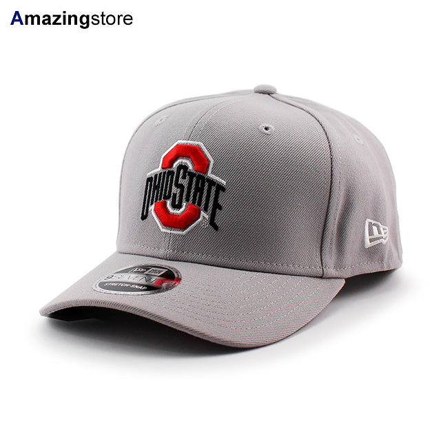 ニューエラ キャップ 9SEVENTY ストレッチ スナップバック オハイオステイト バックアイズ NCAA STRETCH SNAPBACK CAP GREY