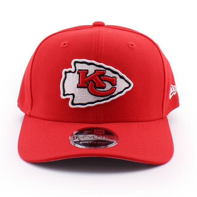 ニューエラ キャップ 9SEVENTY ストレッチ スナップバック カンザスシティ チーフス NFL STRETCH SNAPBACK CAP RED