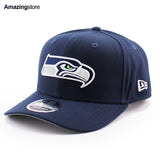 ニューエラ キャップ 9SEVENTY ストレッチ スナップバック シアトル シーホークス NFL STRETCH SNAPBACK CAP NAVY