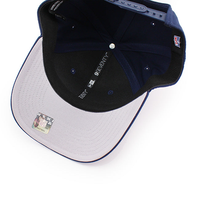 ニューエラ キャップ 9SEVENTY ストレッチ スナップバック シアトル シーホークス NFL STRETCH SNAPBACK CAP NAVY
