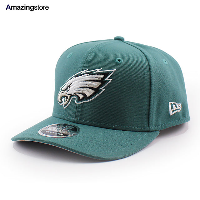 ニューエラ キャップ 9SEVENTY ストレッチ スナップバック フィラデルフィア イーグルス NFL STRETCH SNAPBACK CAP GREEN