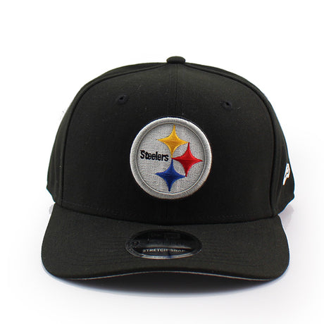 ニューエラ キャップ 9SEVENTY ストレッチ スナップバック ピッツバーグ スティラーズ NFL STRETCH SNAPBACK CAP BLACK