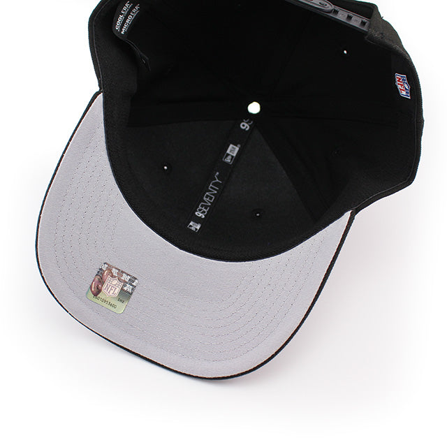 ニューエラ キャップ 9SEVENTY ストレッチ スナップバック ピッツバーグ スティラーズ NFL STRETCH SNAPBACK CAP BLACK