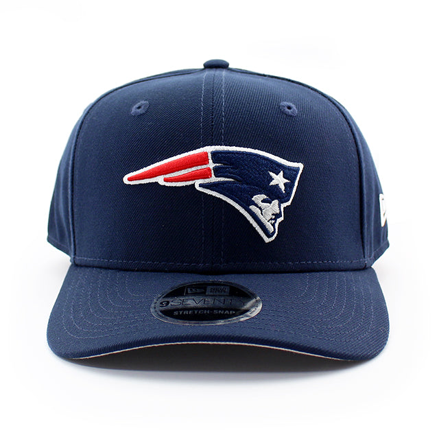 ニューエラ キャップ 9SEVENTY ストレッチ スナップバック ニューイングランド ペイトリオッツ NFL STRETCH SNAPBACK CAP NAVY