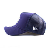 ニューエラ メッシュキャップ 9FORTY ジョージタウン ホヤス NCAA A-FRAME TRUCKER MESH CAP NAVY