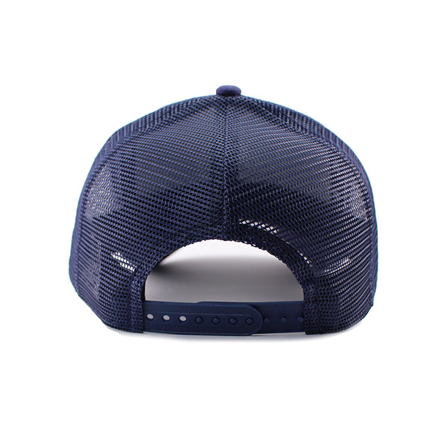 ニューエラ メッシュキャップ 9FORTY ジョージタウン ホヤス NCAA A-FRAME TRUCKER MESH CAP NAVY