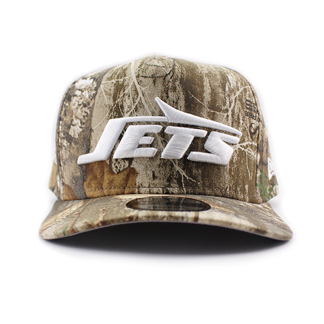 ニューエラ キャップ 9FIFTY スナップバック ニューヨーク ジェッツ NFL A-FRAME SNAPBACK CAP REAL TREE CAMO