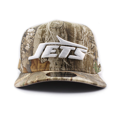 ニューエラ キャップ 9FIFTY スナップバック ニューヨーク ジェッツ NFL A-FRAME SNAPBACK CAP REAL TREE CAMO