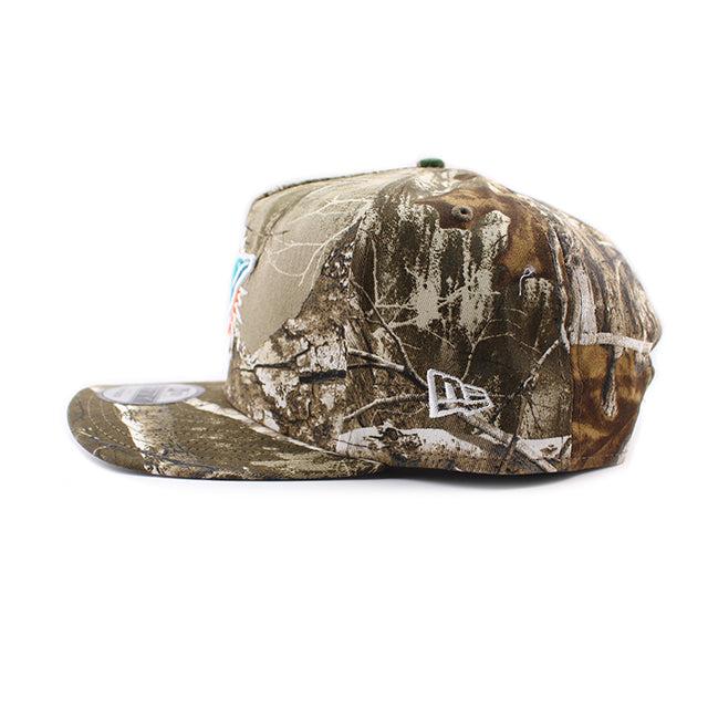 ニューエラ キャップ 9FIFTY スナップバック マイアミ ドルフィンズ NFL A-FRAME SNAPBACK CAP REAL TREE CAMO