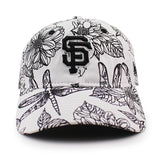 女性用 ニューエラ キャップ 9TWENTY ストラップバック サンフランシスコ ジャイアンツ MLB FLORAL STRAPBACK CAP WHITE