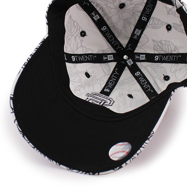 女性用 ニューエラ キャップ 9TWENTY ストラップバック サンフランシスコ ジャイアンツ MLB FLORAL STRAPBACK CAP WHITE