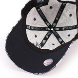 女性用 ニューエラ キャップ 9TWENTY ストラップバック アトランタ ブレーブス MLB FLORAL STRAPBACK CAP WHITE